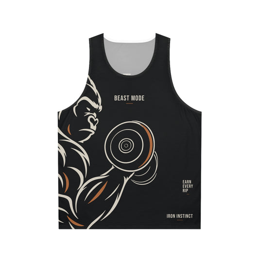 Beast Mode - Iron Instinct - Black - Unisex Tank Top
