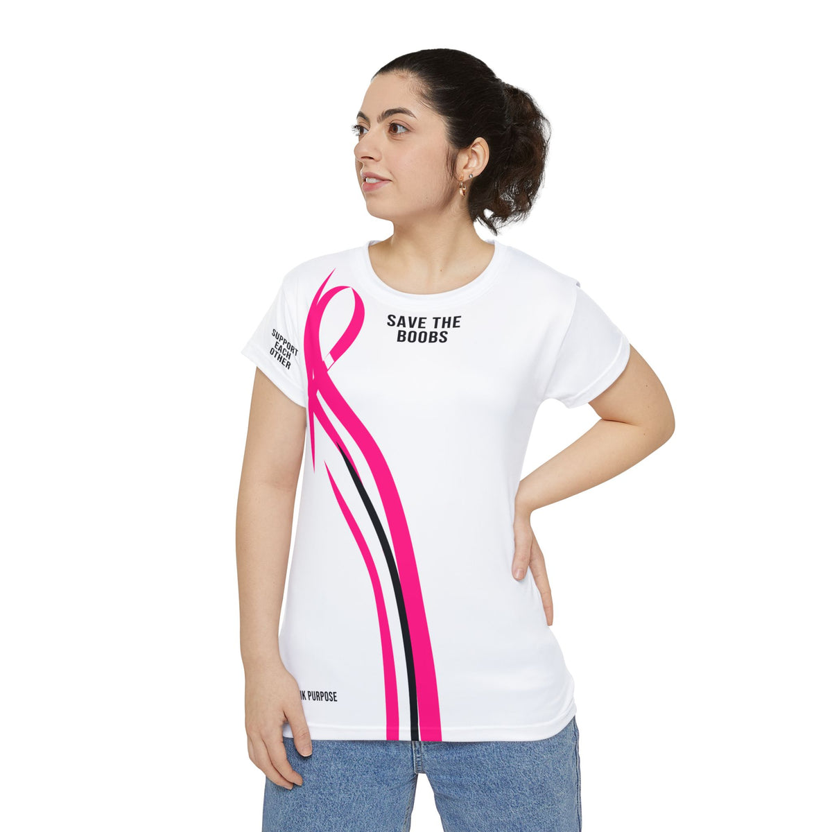 Pink Purpose - White - Women's T-Shirt