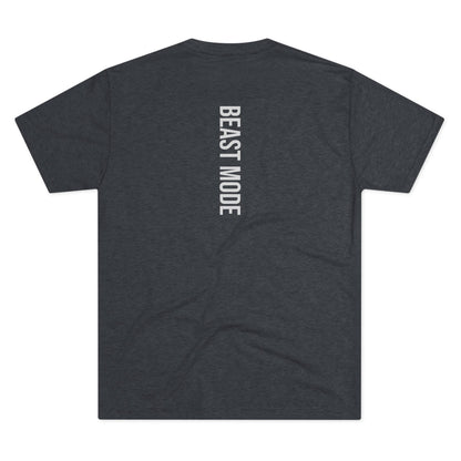 Serie Modo Bestia - Piel gruesa, cuádriceps más gruesos - Camiseta unisex de mezcla triple