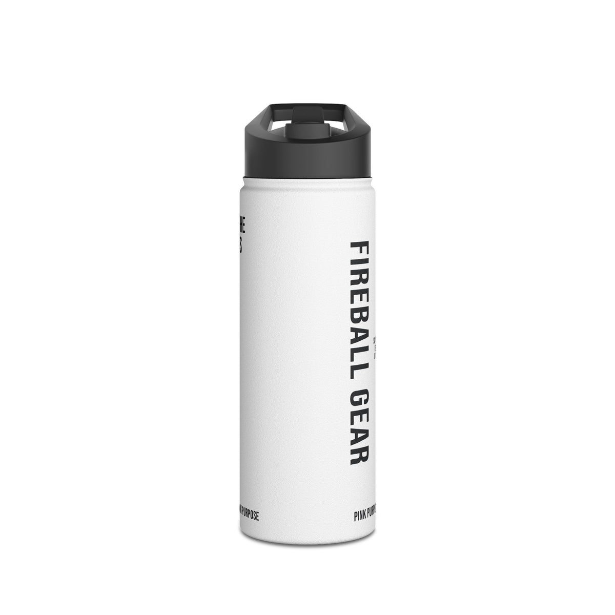 Pink Purpose - White - Stainless Steel Water Bottle