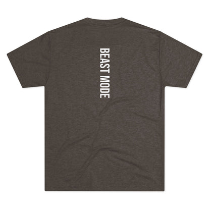 Serie Beast Mode - Entrena a toda velocidad - Camiseta unisex de mezcla triple