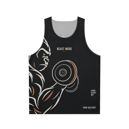 Beast Mode - Iron Instinct - Black - Unisex Tank Top