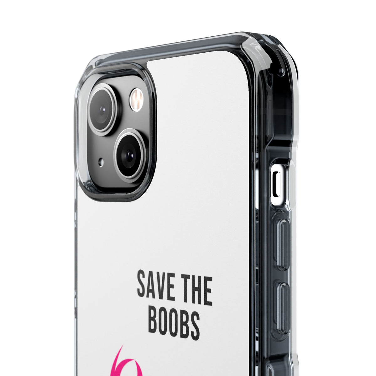Pink Purpose - White - Magnetic Clear Impact iPhone Case