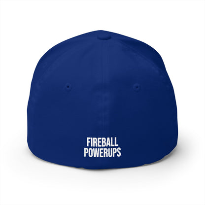 Fireball Powerups - Champion Belt - FlexFit Dark Caps