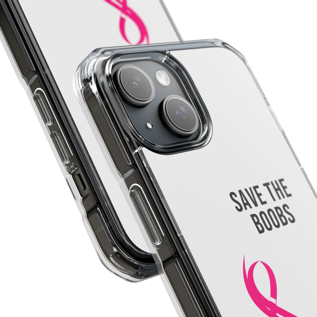 Pink Purpose - White - Magnetic Clear Impact iPhone Case