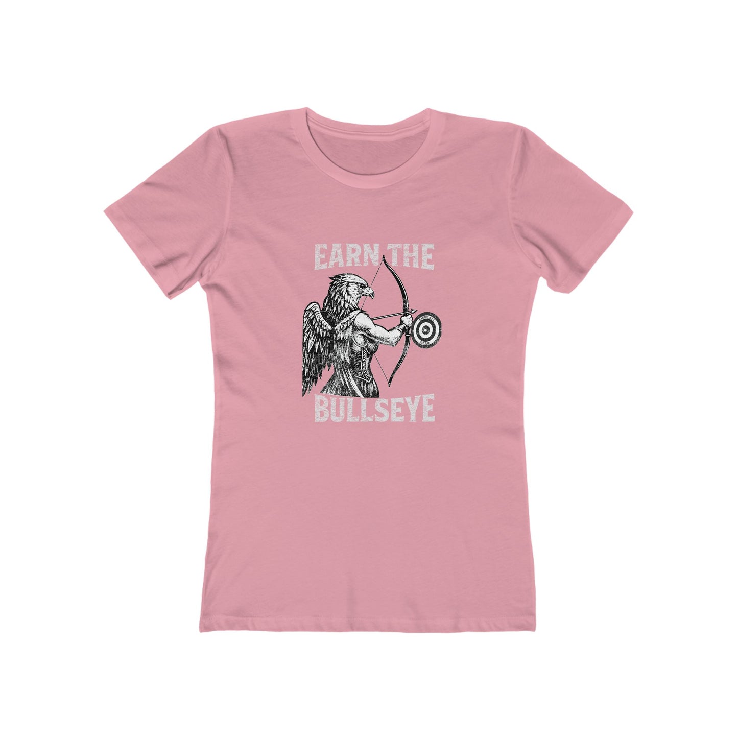 Beast Mode Series - Verdiene dir das Bullseye - Slim Fit T-Shirt für Damen