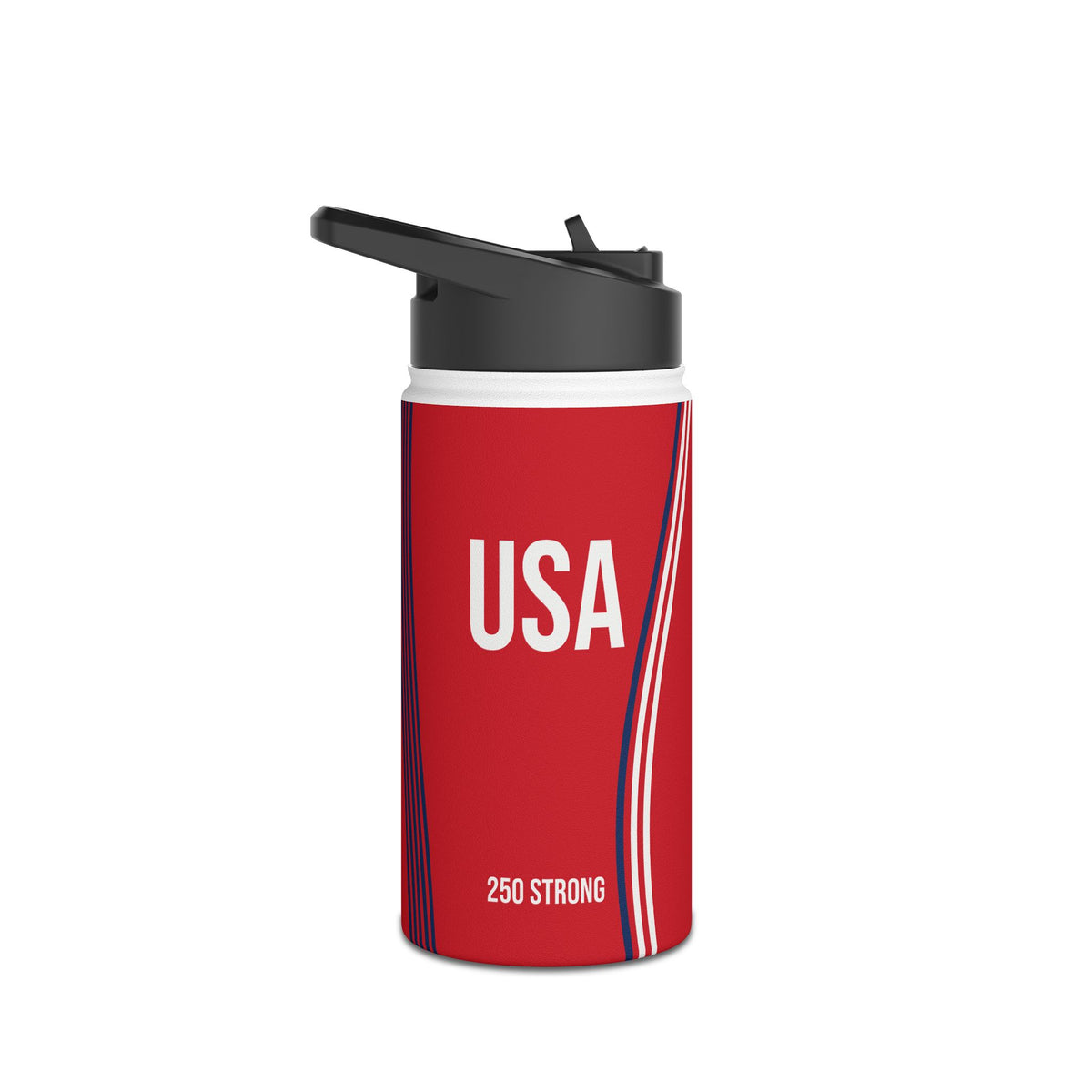 250 Strong - Red - Stainless Steel Water Bottle