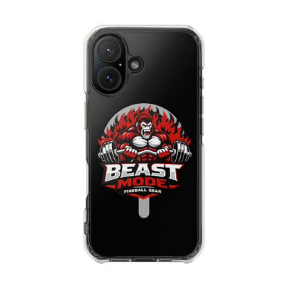 Beast Mode Gorilla - Magnetic Clear Impact iPhone Cases