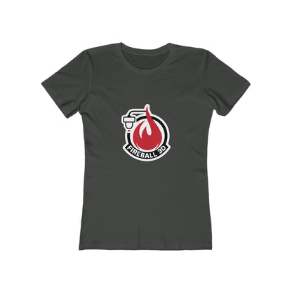 Fireball 3D Logo - Frauen Slim Fit T-Shirt