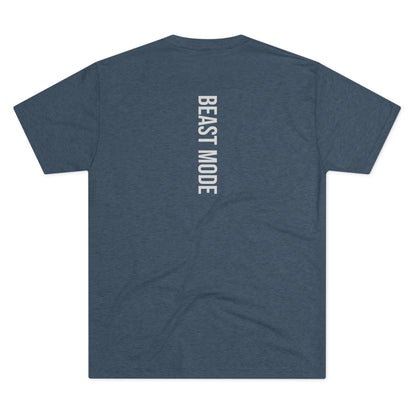 Serie Modo Bestia - Piel gruesa, cuádriceps más gruesos - Camiseta unisex de mezcla triple