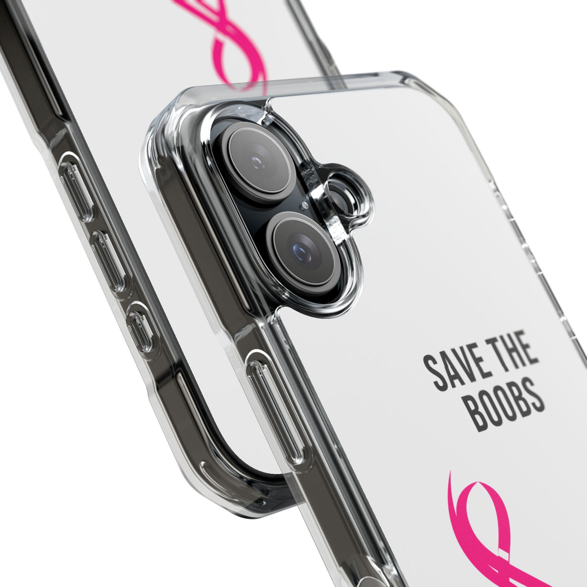 Pink Purpose - White - Magnetic Clear Impact iPhone Case