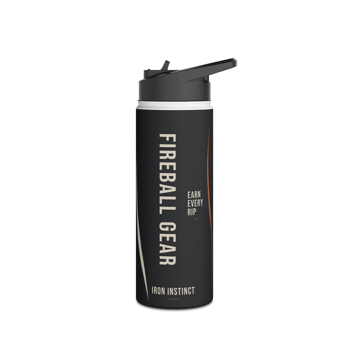 Beast Mode - Iron Instinct - Black - Stainless Steel Water Bottle
