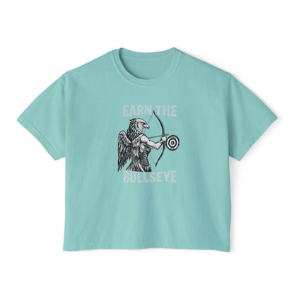 Beast Mode Series - Gana el tiro al blanco - Camiseta cuadrada para mujer