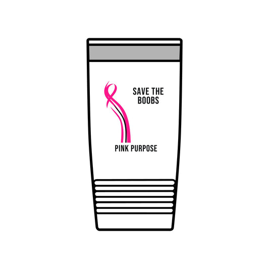 Pink Purpose - White - Insulated Tumbler, 20oz
