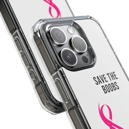 Pink Purpose - White - Magnetic Clear Impact iPhone Case