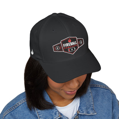 Fireball Powerups - Champion Belt - FlexFit Dark Caps