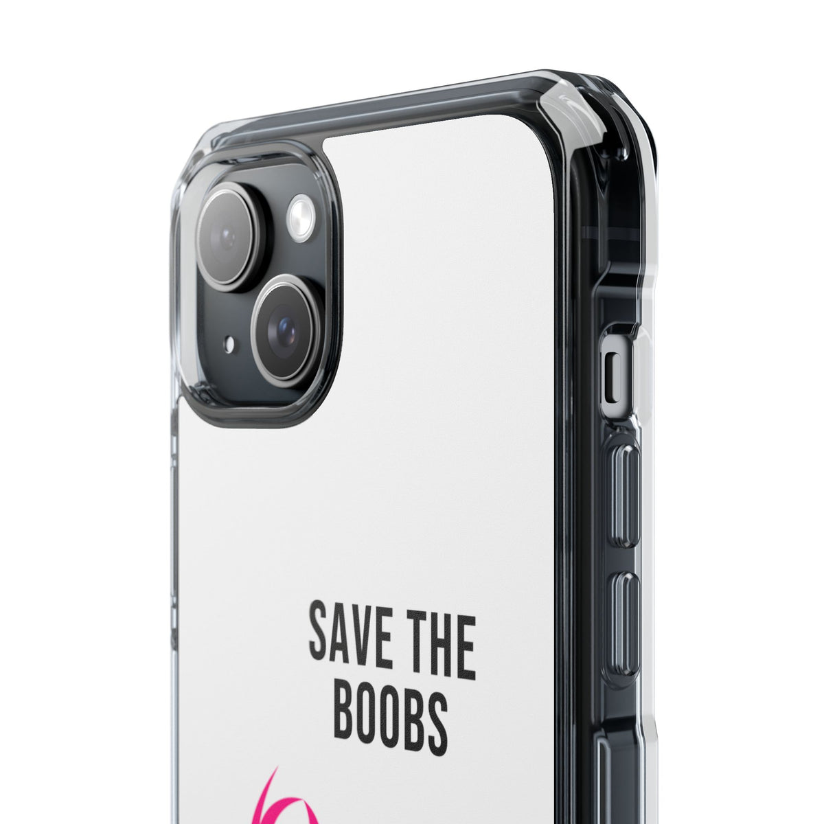 Pink Purpose - White - Magnetic Clear Impact iPhone Case