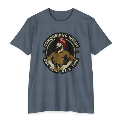 Schweißnähte erobern, eine Perle nach der anderen - Unisex T-Shirt