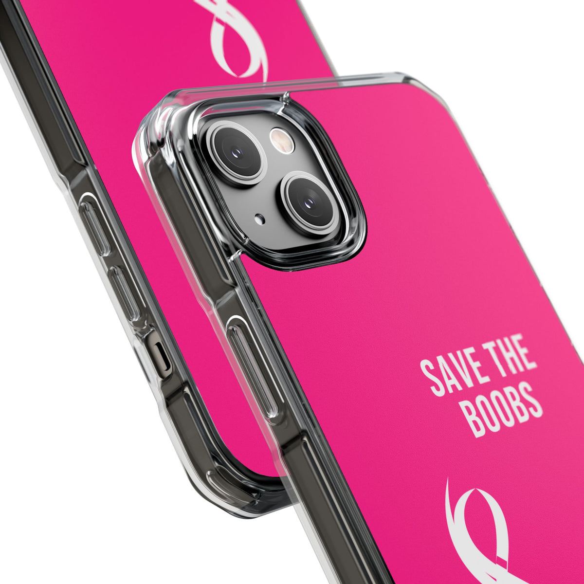 Pink Purpose - Hot Pink - Magnetic Clear Impact iPhone Case