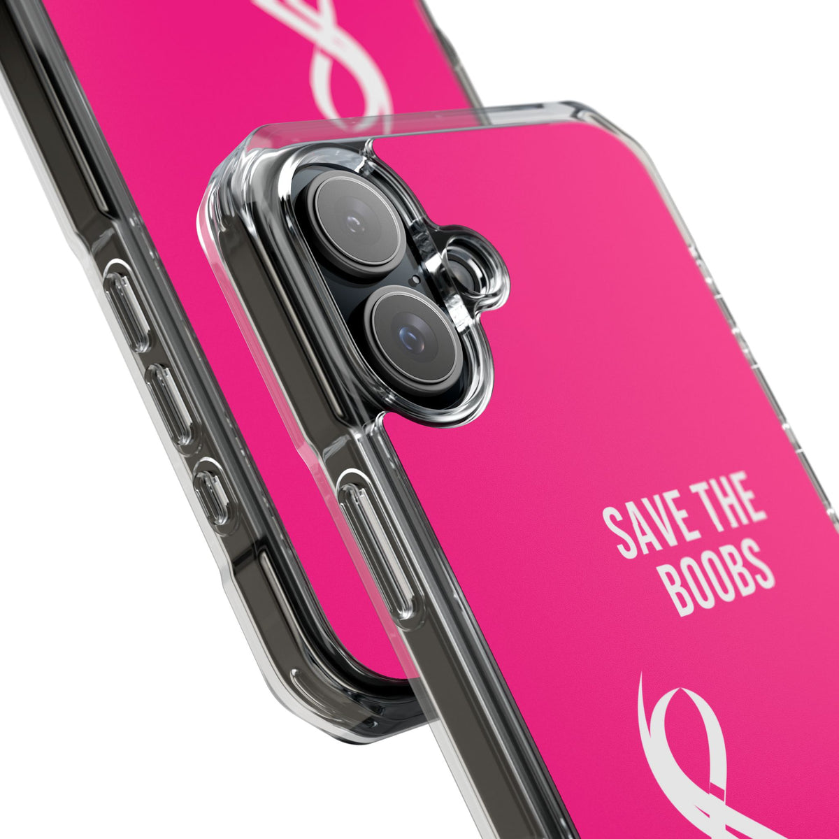 Pink Purpose - Hot Pink - Magnetic Clear Impact iPhone Case