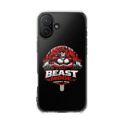 Beast Mode Gorilla - Magnetic Clear Impact iPhone Cases