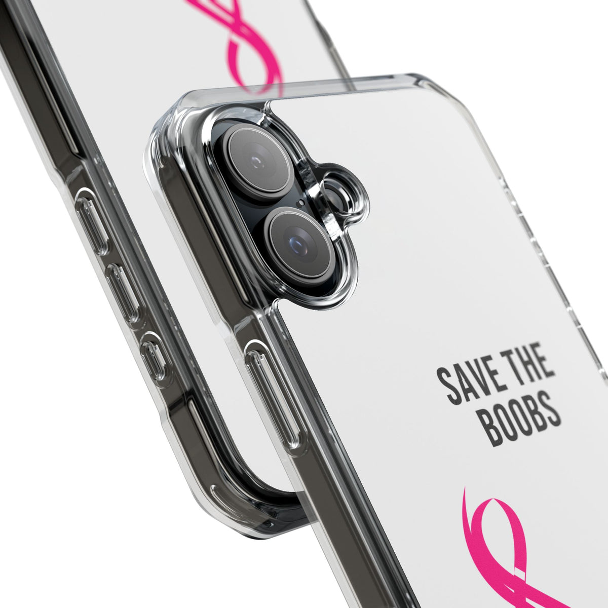 Pink Purpose - White - Magnetic Clear Impact iPhone Case