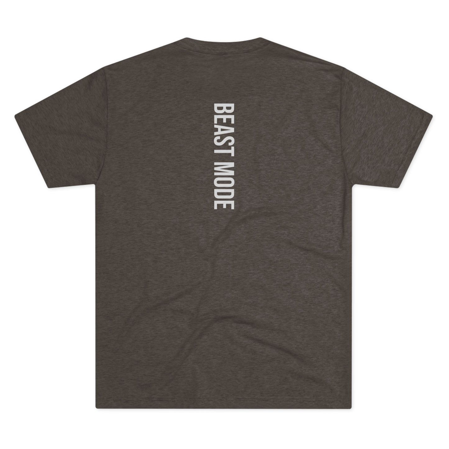 Serie Modo Bestia - Piel gruesa, cuádriceps más gruesos - Camiseta unisex de mezcla triple