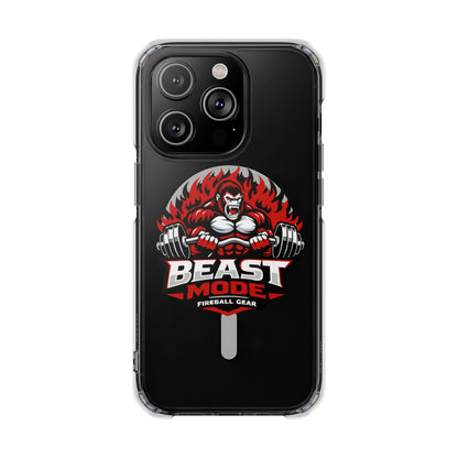 Beast Mode Gorilla - Magnetic Clear Impact iPhone Cases