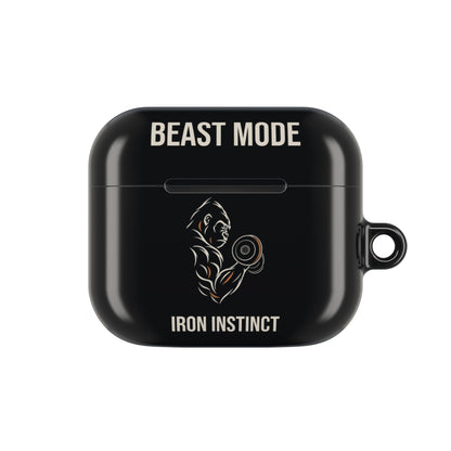 Beast Mode - Iron Instinct - Black - AirPods Case
