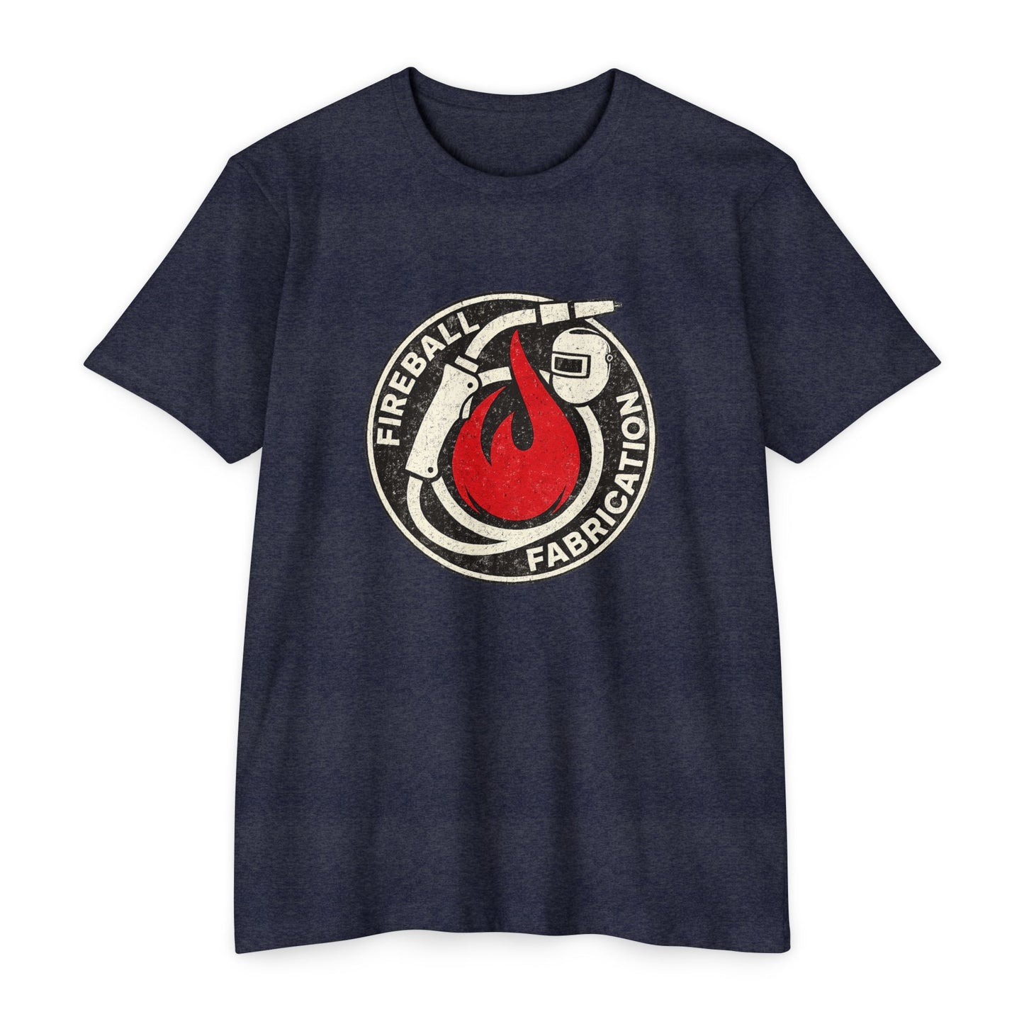 Fireball Fabrication - Distressed - Unisex T-Shirt