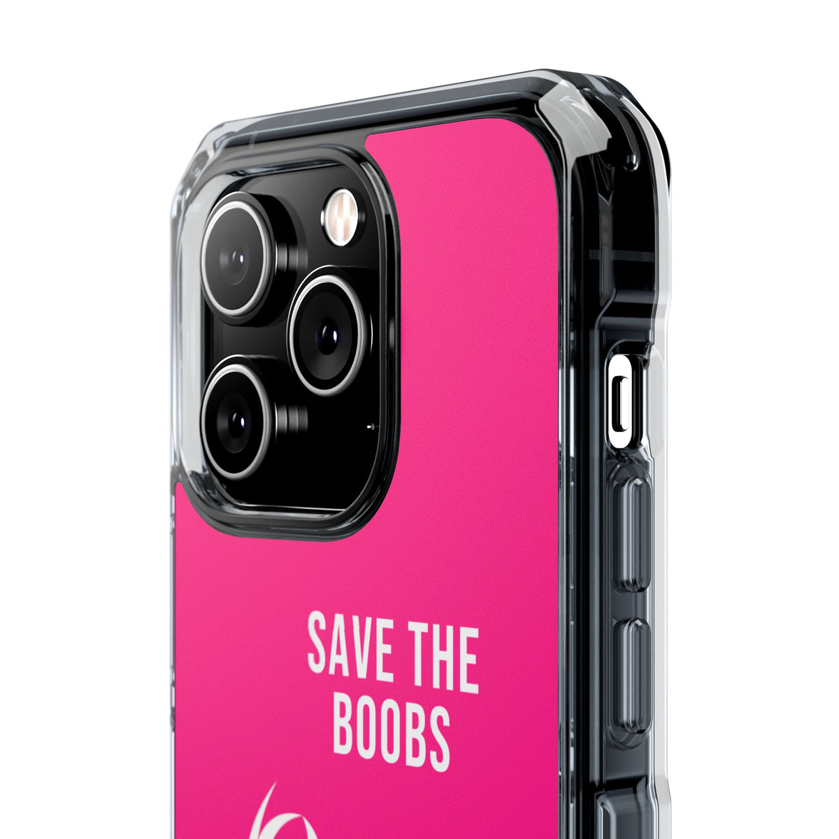Pink Purpose - Hot Pink - Magnetic Clear Impact iPhone Case