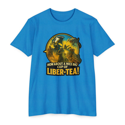 Hell Divers – Trinken Sie eine schöne große Tasse Waage-Tee! – Unisex-T-Shirt