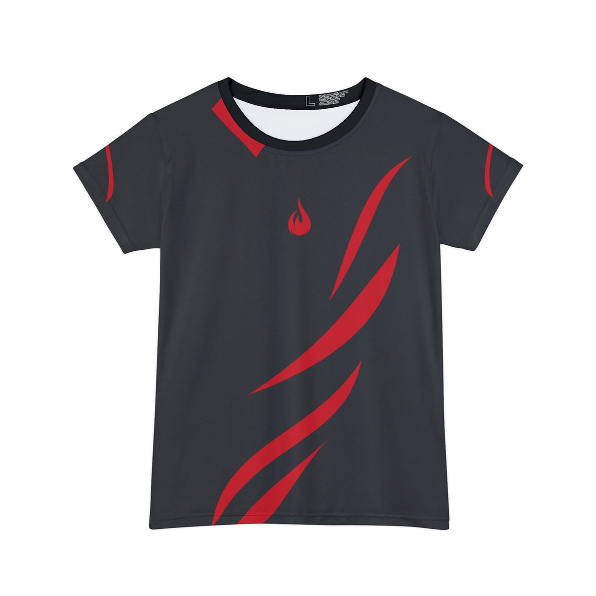 Flaming Edge - Gray - Women's T-Shirt
