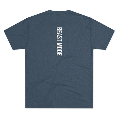 Serie Beast Mode - Entrena a toda velocidad - Camiseta unisex de mezcla triple