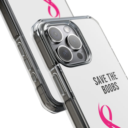 Pink Purpose - White - Magnetic Clear Impact iPhone Case