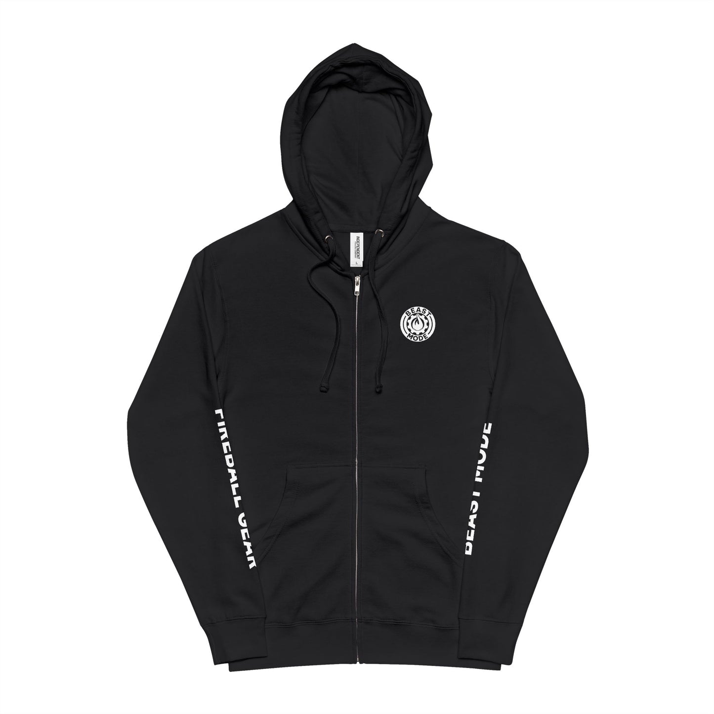 Beast Mode Series – Cheetah Kickboxing – Train at Top Speed – Fitness Zip-Up Lightweight Hoodie