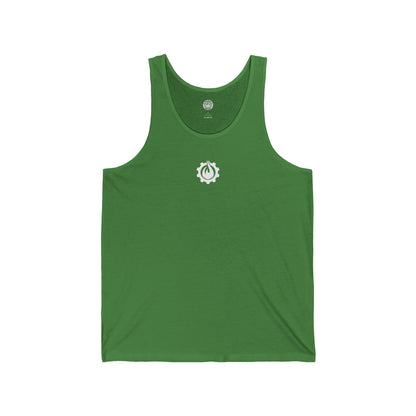 Fireball Gear – Flamme &amp; Ausrüstung – Weiß – Unisex Jersey Tank Top