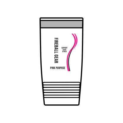 Pink Purpose - White - Insulated Tumbler, 20oz