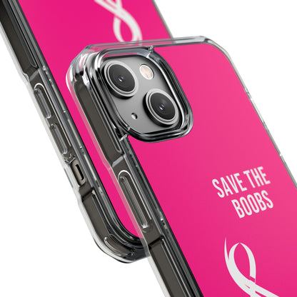 Pink Purpose - Hot Pink - Magnetic Clear Impact iPhone Case