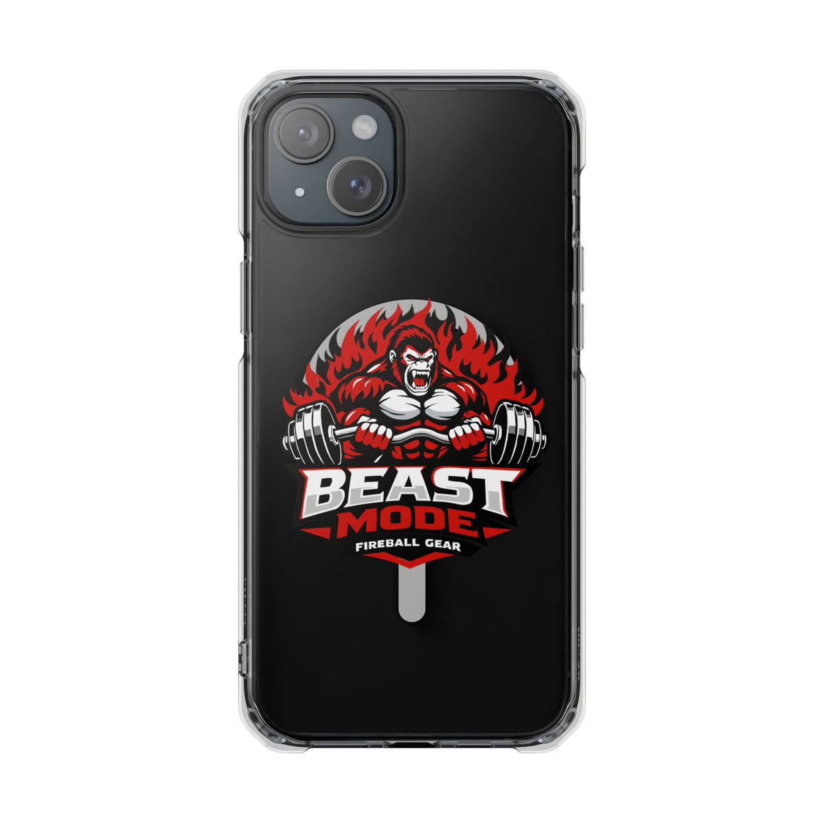 Beast Mode Gorilla - Magnetic Clear Impact iPhone Cases