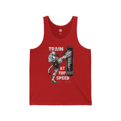 Serie Modo Bestia - Entrena a toda velocidad - Camiseta sin mangas unisex
