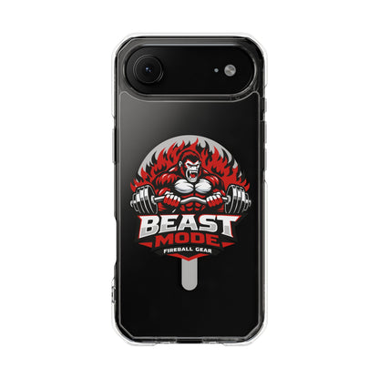 Beast Mode Gorilla - Magnetic Clear Impact iPhone Cases