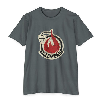 Feuerball 3D - Distressed - Unisex T-Shirt
