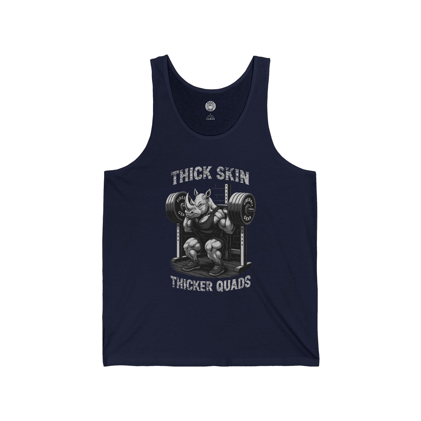 Serie Modo Bestia - Piel gruesa, cuádriceps más gruesos - Camiseta sin mangas unisex