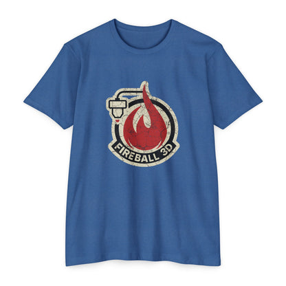 Feuerball 3D - Distressed - Unisex T-Shirt