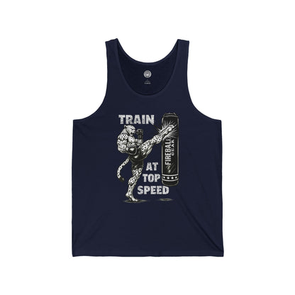 Serie Modo Bestia - Entrena a toda velocidad - Camiseta sin mangas unisex