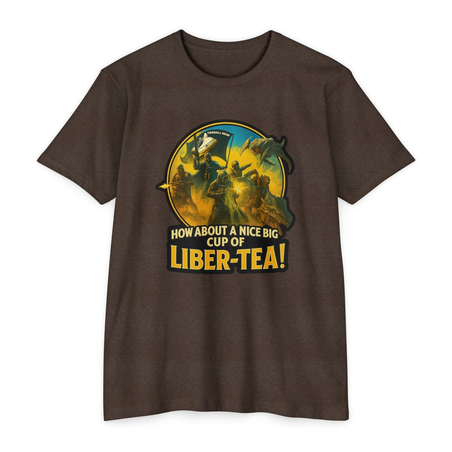 Hell Divers – Trinken Sie eine schöne große Tasse Waage-Tee! – Unisex-T-Shirt