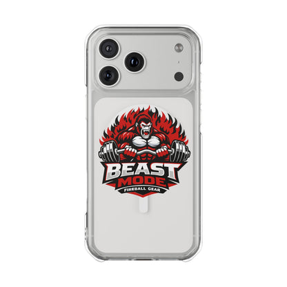 Beast Mode Gorilla - Magnetic Clear Impact iPhone Cases