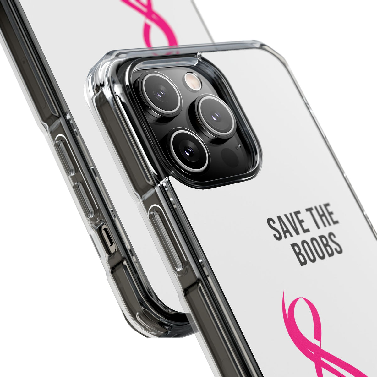 Pink Purpose - White - Magnetic Clear Impact iPhone Case