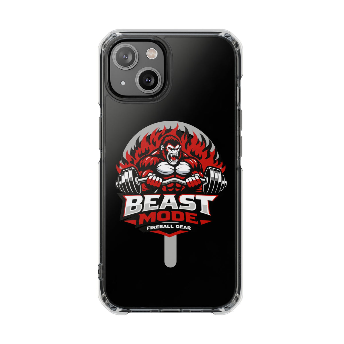 Beast Mode Gorilla - Magnetic Clear Impact iPhone Cases